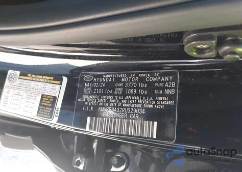 2024 Hyundai Venue Se from USA, damaged, VIN KMHRB8A32RU329034